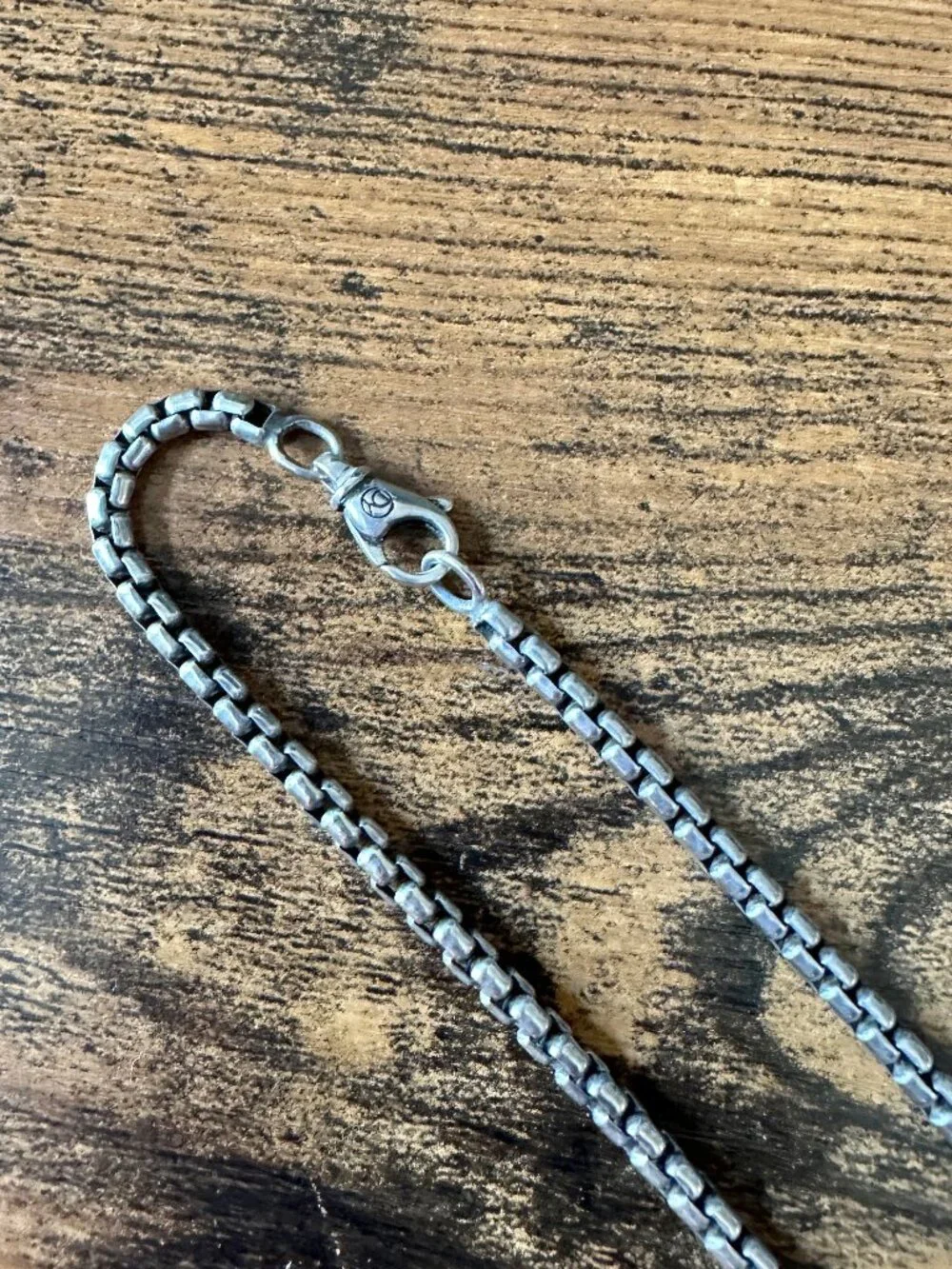 David Yurman Medium Box Chain Necklace in Sterling Silver - 3.6mm - 20" - Picture 5 of 11
